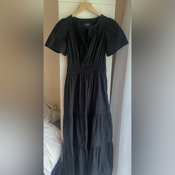 Anthropologie Black Somerset Maxi Dress - Picture 4 of 10